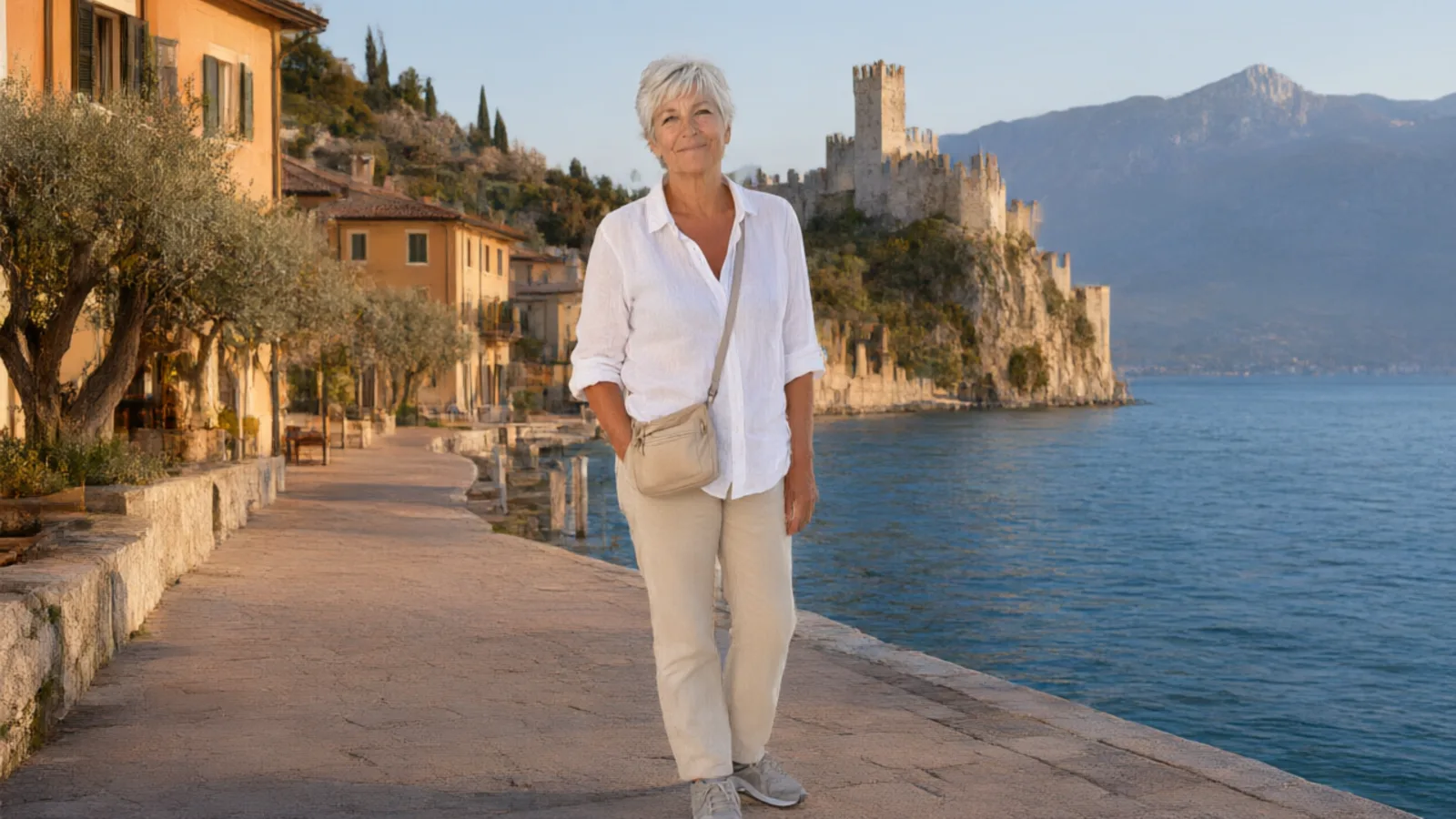 Sul lungolago di Malcesine